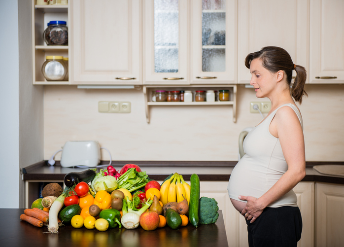 妊娠中の健康的な食事